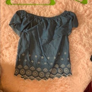 off the shoulder top